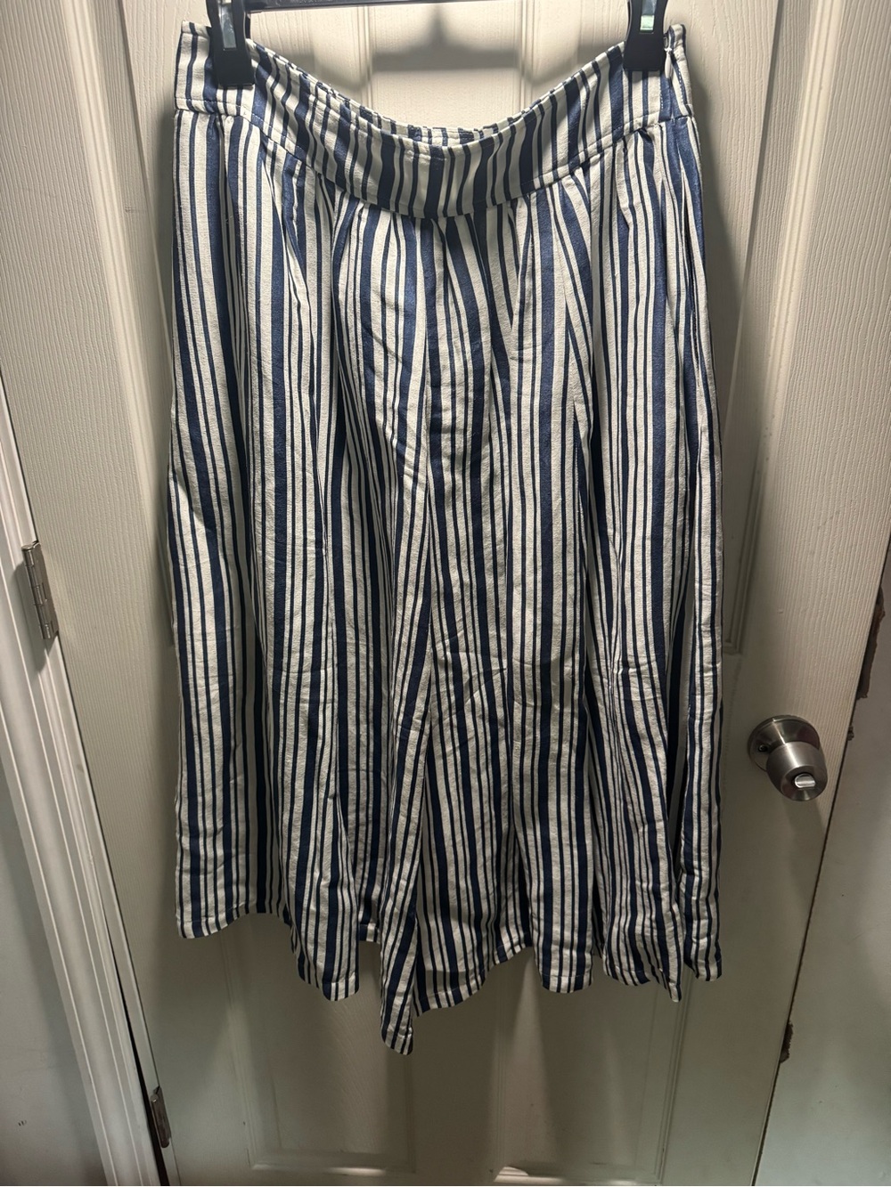 Apiece Apart Hanne Maxi Skirt Blue & White Striped Size 6